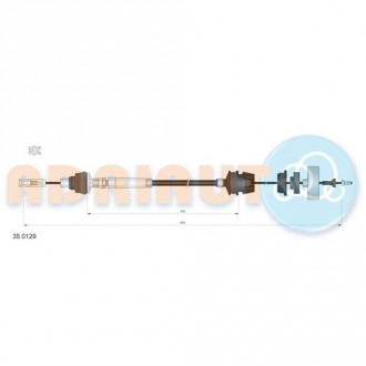 Тросик сцепления ADRIAUTO 35.0129