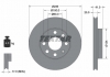 Тормозной диск TEXTAR PRO 92029603