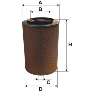 Фильтр воздушный (AM 455) WIX FILTERS 42410E