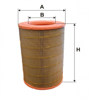 Фильтр воздушный (AM 471) WIX FILTERS 93163E