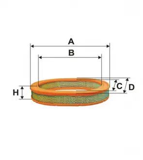 Фільтр повітряний (AE 295) WIX FILTERS WA6008