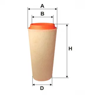 Фильтр воздушный (AK 362) WIX FILTERS WA6573