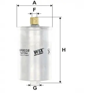 Фільтр паливний (PP 826) WIX FILTERS WF8028