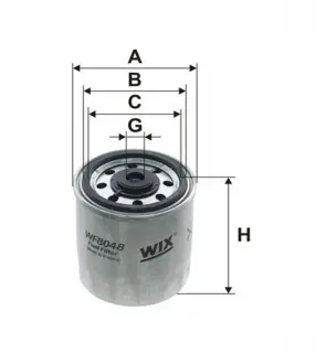 Фільтр паливний (PP 841) WIX FILTERS WF8048