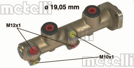 Головний гальмівний циліндр Metelli 05-0077