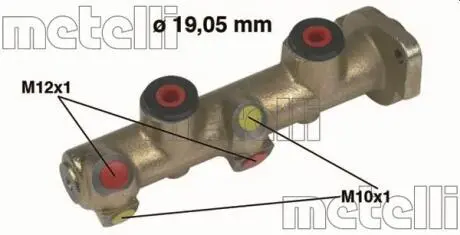 Главный тормозной цилиндр Metelli 05-0077