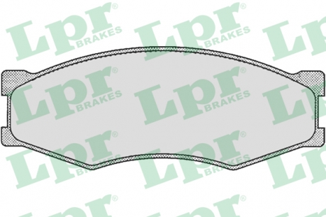 Тормозные колодки дисковые LPR 05P264 (фото 1)