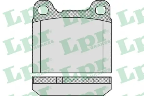 Гальмівні колодки дискові LPR 05P362