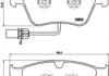 Тормозные колодки Brembo P05003