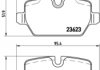 Гальмівні колодки Brembo P06037