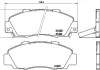 Тормозные колодки Brembo P28026
