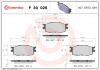 Гальмівні колодки BREMBO P30026 (фото 1)