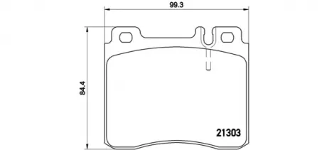 Тормозные колодки BREMBO P50018 (фото 1)