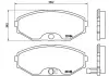 Гальмівні колодки Brembo P56045