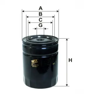 Фильтр масляный (OP 531) WIX FILTERS WL7075