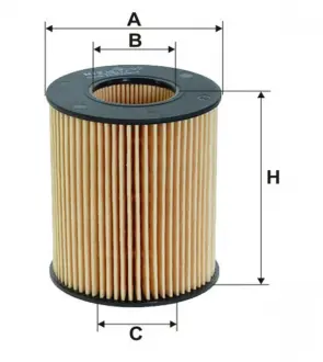 Фильтр масляный (OE 665) WIX FILTERS WL7292