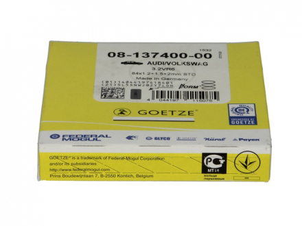 Кільця поршневі GOETZE 08-137400-00