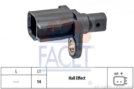 Датчик швідкості (ABS) FACET 21.0018