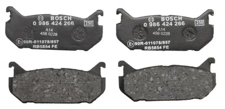 Тормозные колодки BOSCH 0986424266