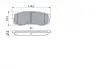 Тормозные колодки BOSCH 0986424313 (фото 6)