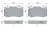 Тормозные колодки BOSCH 0986424705 (фото 6)