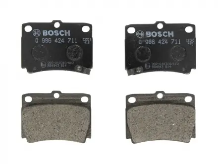 Тормозные колодки BOSCH 0986424711
