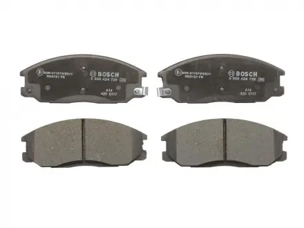 Гальмівні колодки BOSCH 0986424729 (фото 1)