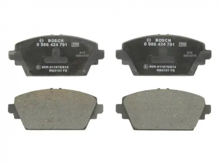 Тормозные колодки BOSCH 0986424791