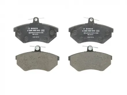 Тормозные колодки BOSCH 0986460943