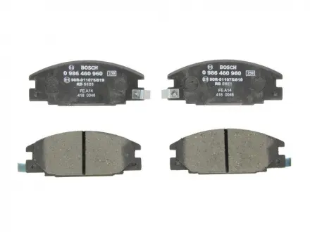 Тормозные колодки BOSCH 0986460960