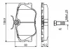 Тормозные колодки BOSCH 0986469410 (фото 8)