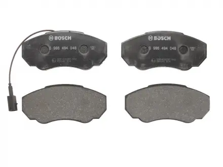 Гальмівні колодки BOSCH 0986494048
