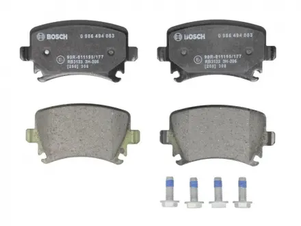Тормозные колодки BOSCH 0986494053