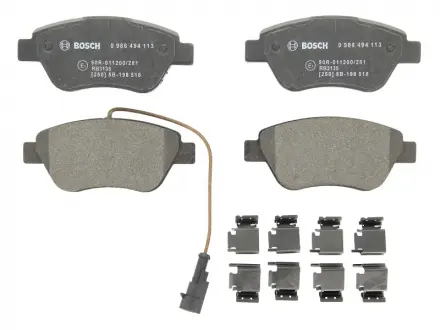 Тормозные колодки BOSCH 0986494113