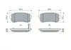 Тормозные колодки BOSCH 0986494140 (фото 6)