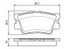 Тормозные колодки BOSCH 0986494154 (фото 7)