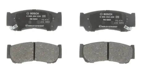 Тормозные колодки BOSCH 0986494230