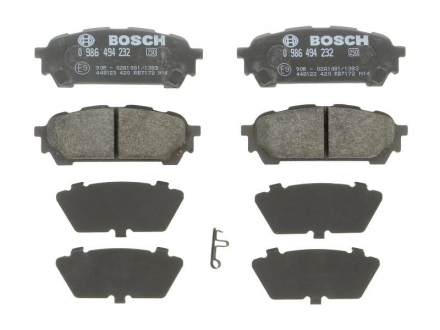 Тормозные колодки BOSCH 0986494232 (фото 1)