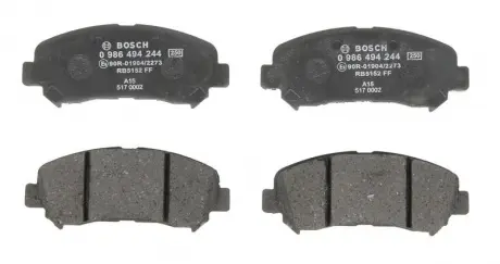 Тормозные колодки BOSCH 0986494244 (фото 1)