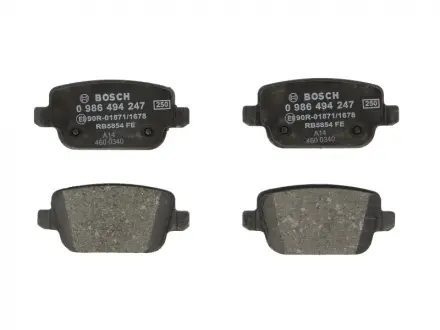 Тормозные колодки BOSCH 0986494247