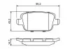 Тормозные колодки BOSCH 0986494247 (фото 6)