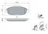 Гальмівні колодки BOSCH 0986494261 (фото 4)