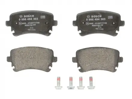 Тормозные колодки BOSCH 0986494303