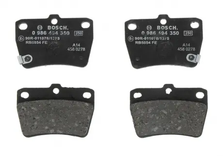 Тормозные колодки BOSCH 0986494350