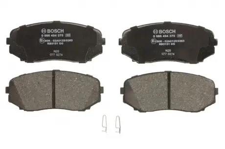Тормозные колодки BOSCH 0986494375