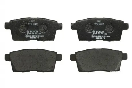 Тормозные колодки BOSCH 0986494376