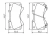 Тормозные колодки Bosch 0986494449