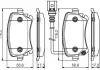 Тормозные колодки BOSCH 0986495094 (фото 4)