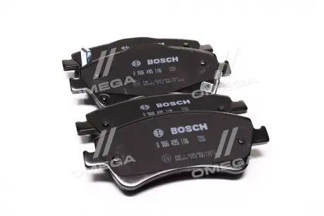 Гальмівні колодки BOSCH 0986495106