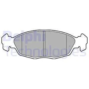 Тормозные колодки LANOS Delphi LP702